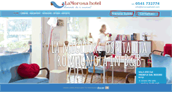 Desktop Screenshot of lamorosahotel.com