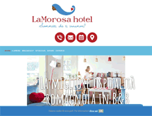 Tablet Screenshot of lamorosahotel.com
